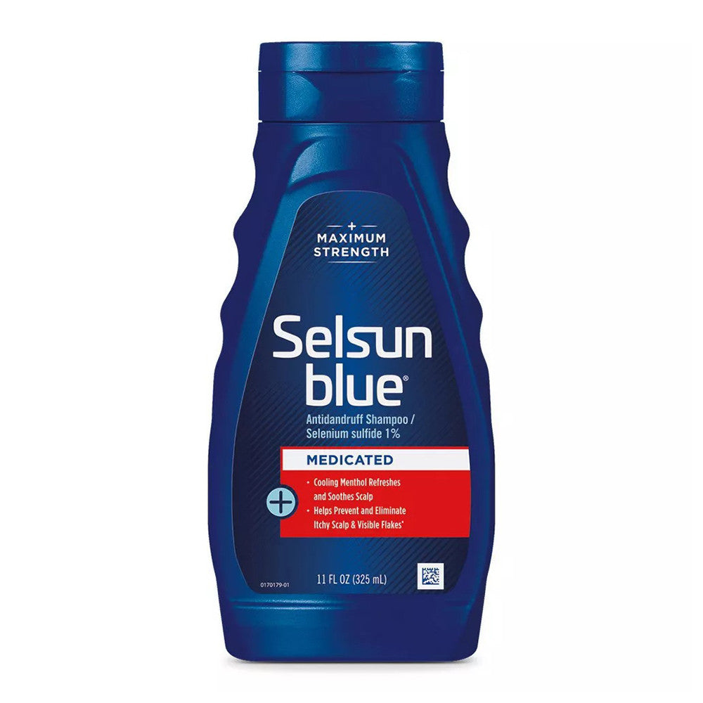 Selsun Blue Medicated Maximum Strength Dandruff Shampoo, 11 Oz